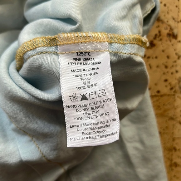 1250C Light Blue Wrap Skirt - Picture 8 of 8